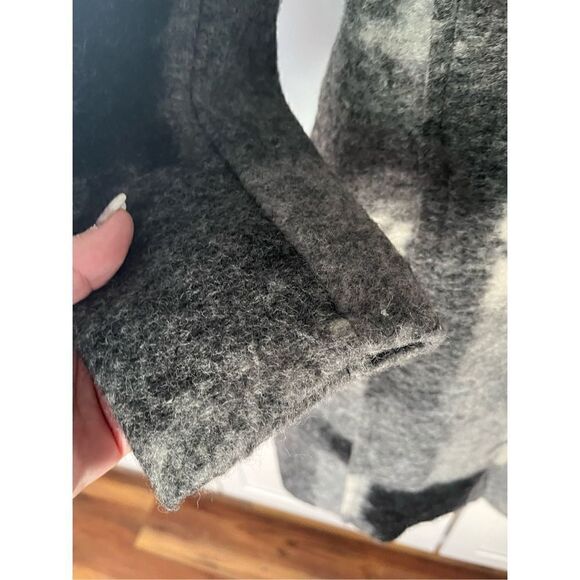 Massimo Women’s Abstract Patched Wool Blend Jacket Sz S Made In Italy - Picture 4 of 12